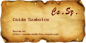 Csida Szabolcs névjegykártya